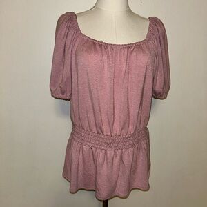 💕♦️NWT LC Lauren Conrad Smocked Waist Top💕